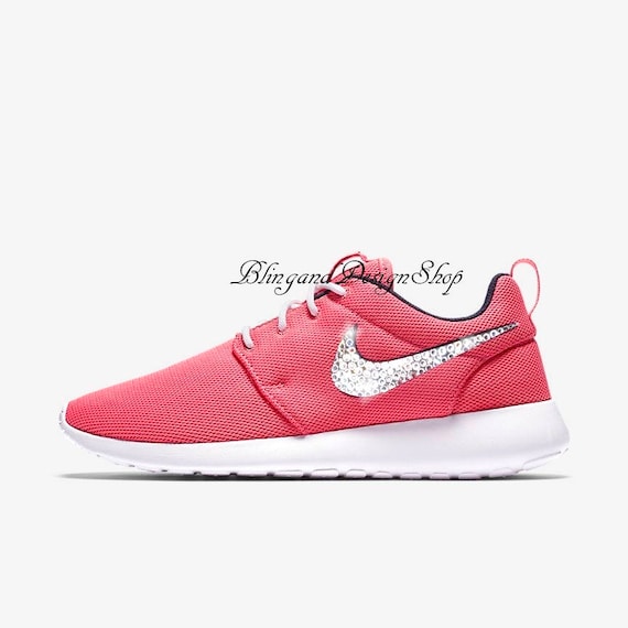 Swarovski Womens Nike Roshe One Pink 