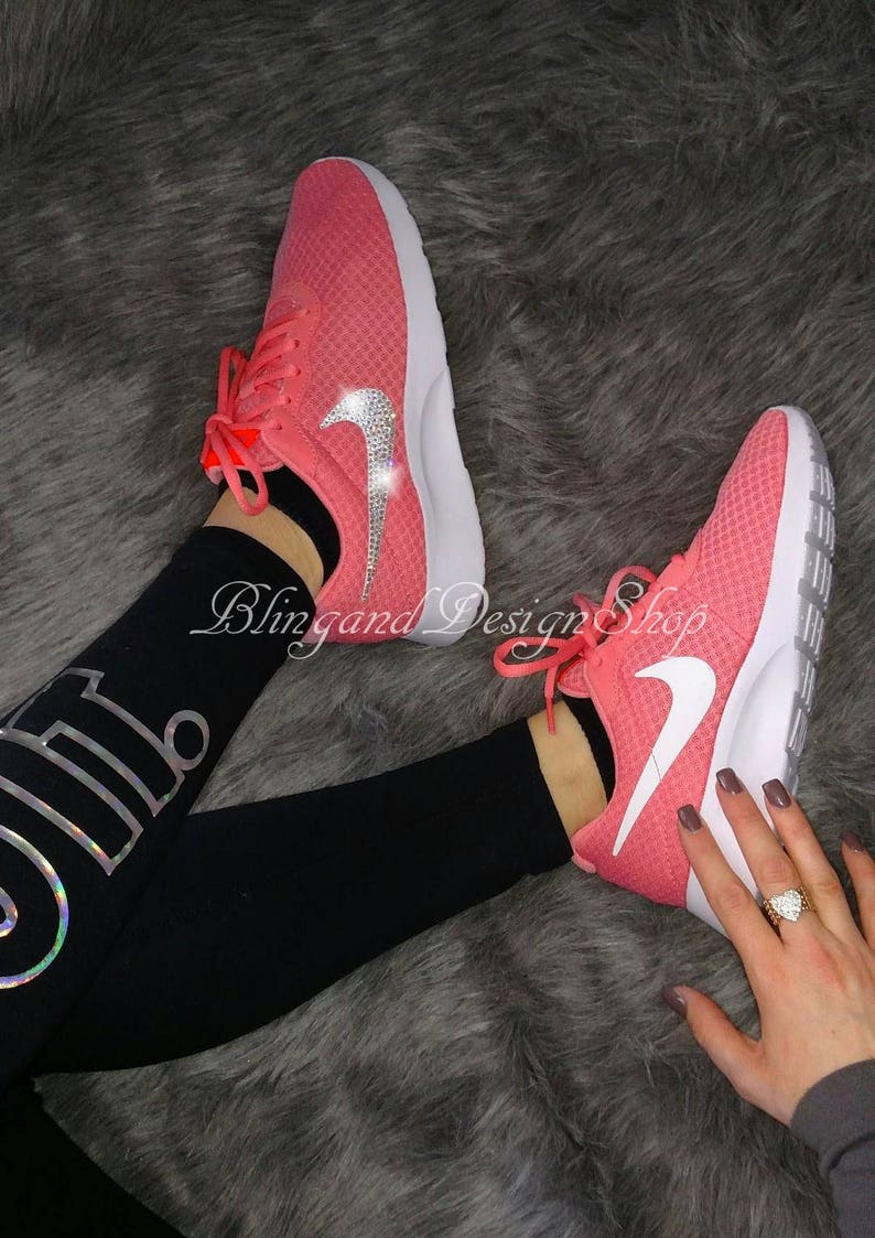 swarovski crystal tennis shoes