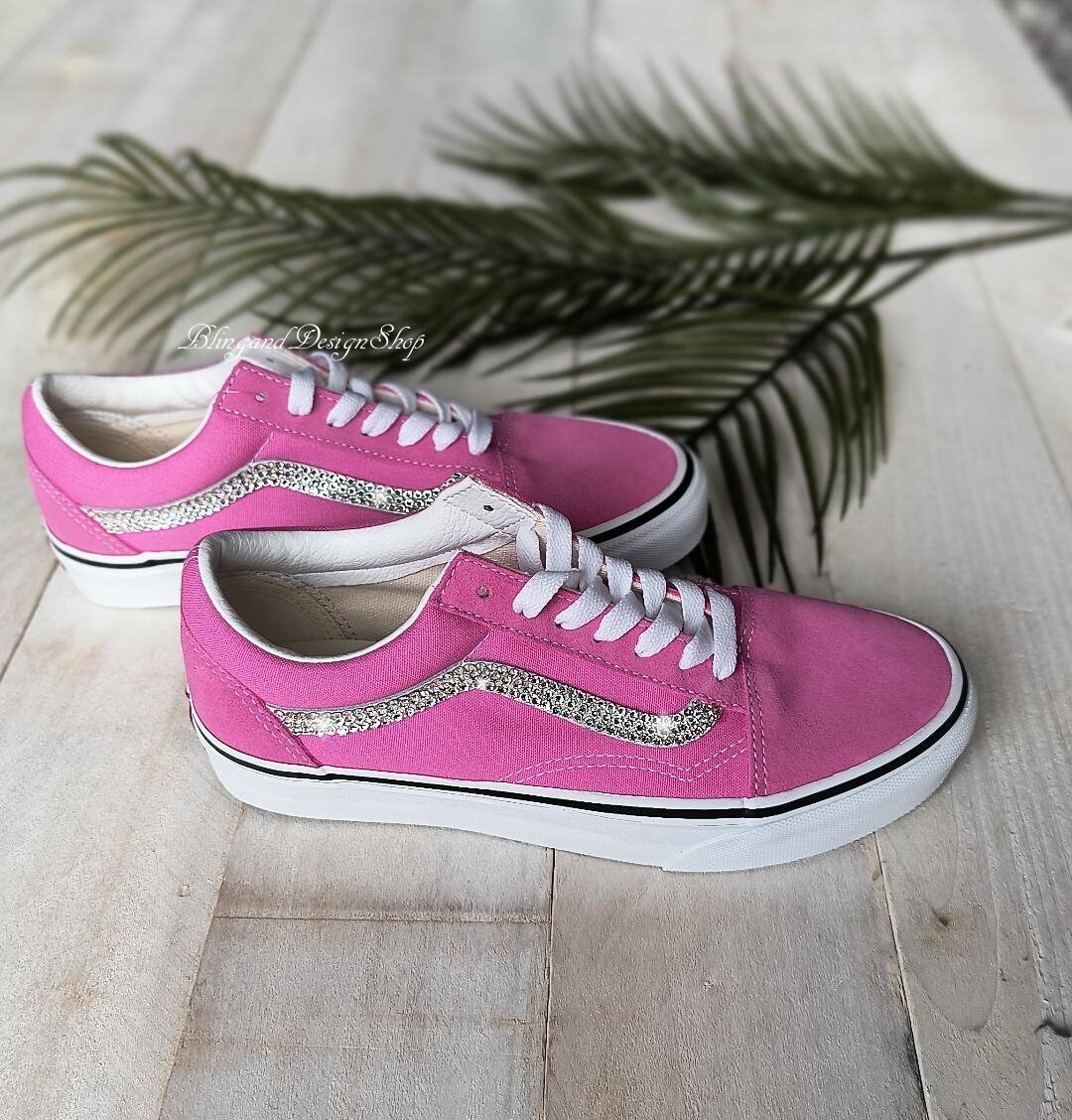 Bright pink vans womens Clearance