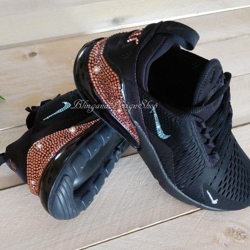 swarovski nike air max 270 black