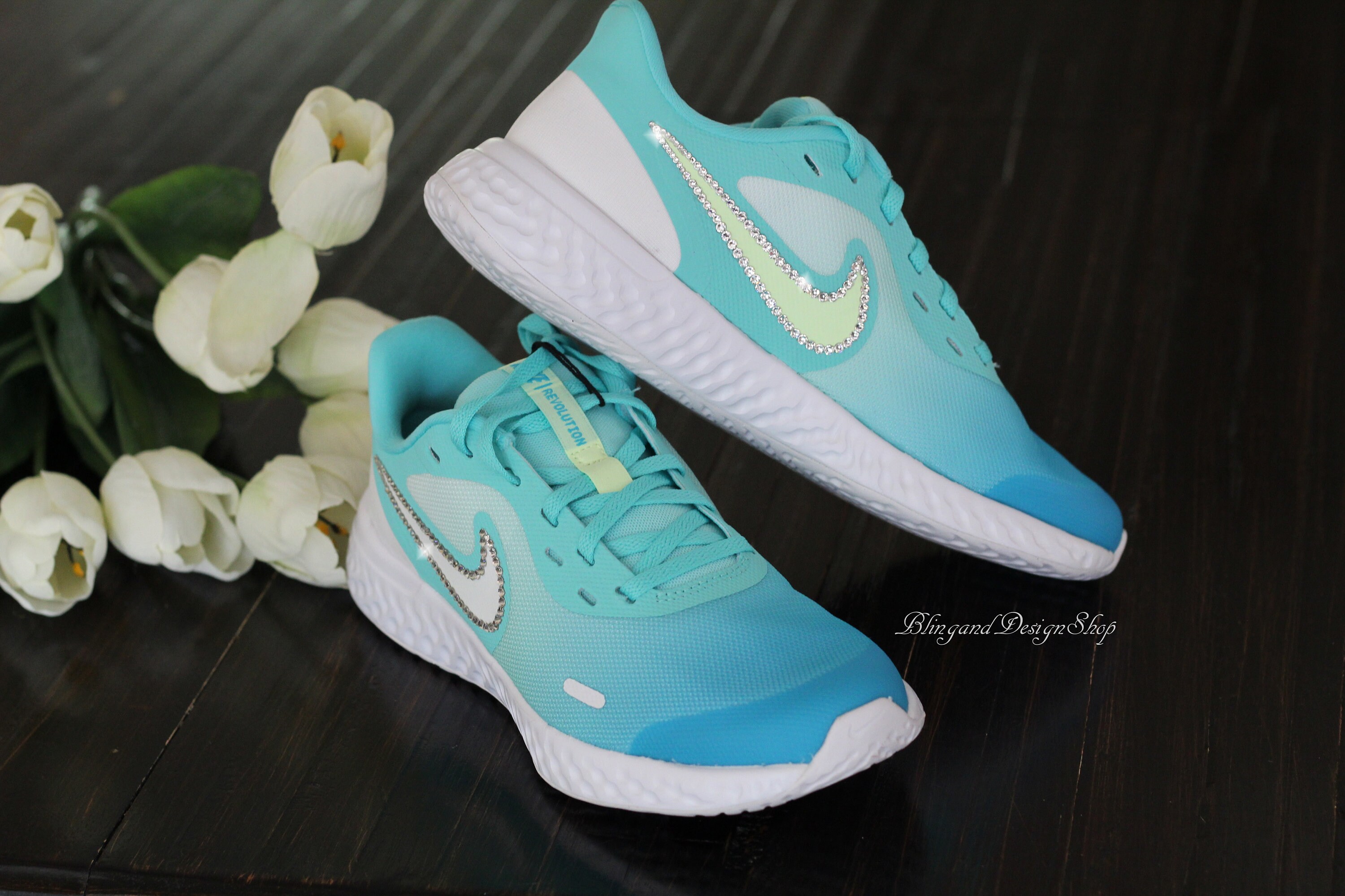 nike revolution teal