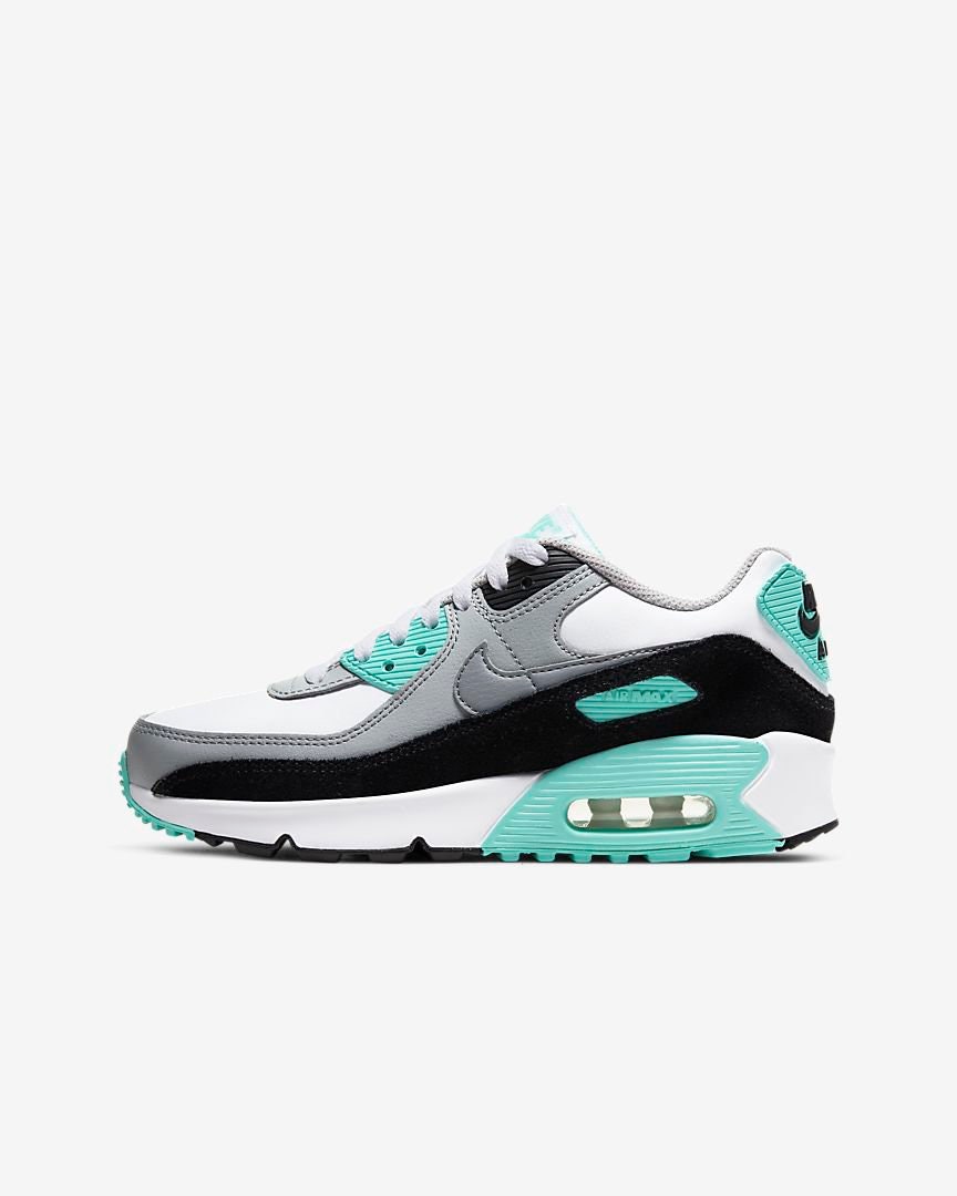 Swarovski Girls Nike Air Max 90 Teal Black Sneakers Customized | Etsy