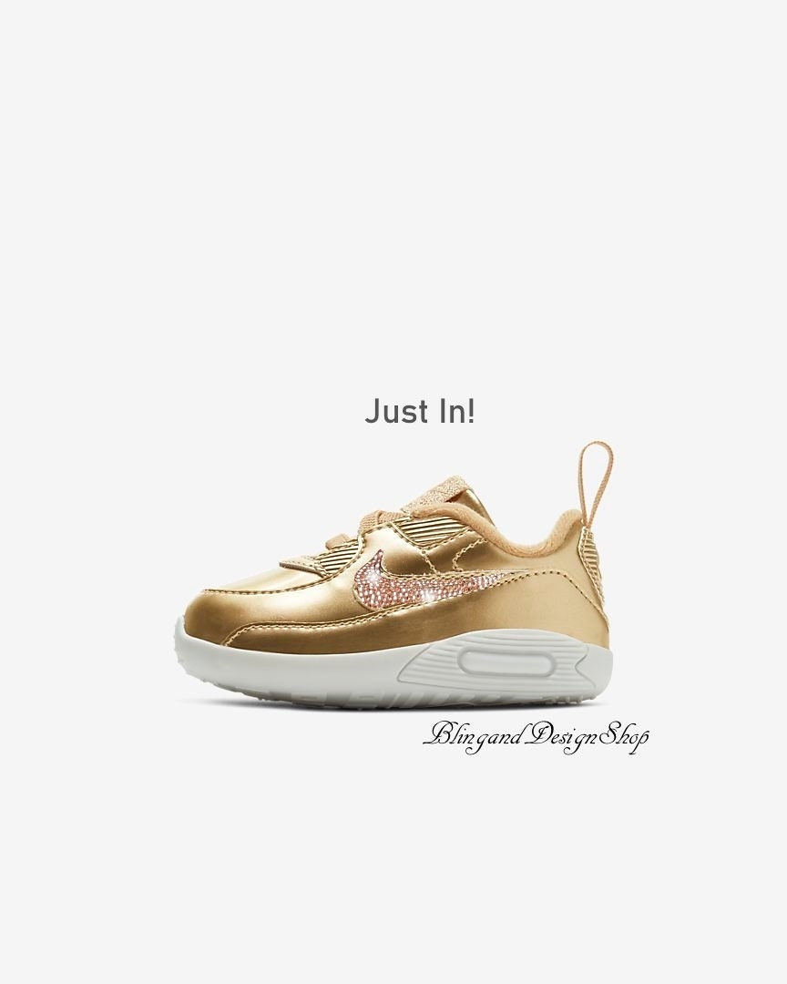 gold swarovski crystal nike
