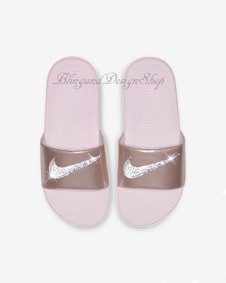 pink nike sandals womens