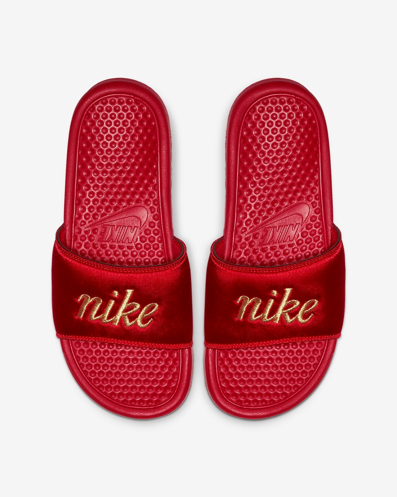 nike red sandals