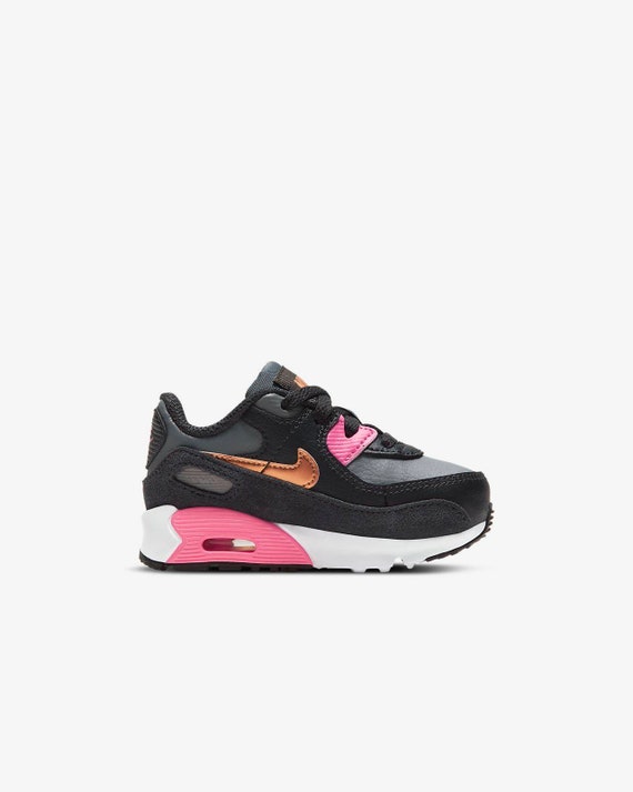 Opknappen Geneigd zijn Kwijtschelding Swarovski Meisjes Baby Nike Air Max 90 Zwart Roze Sneakers - Etsy Nederland