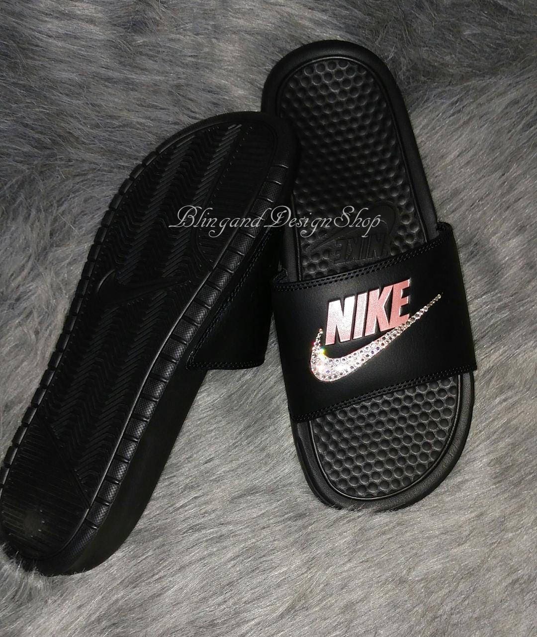 Bling Nike Slides Womens Benassi 