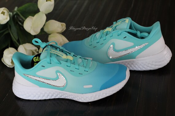 Girls Swarovski Nike Revolution 5 Glow 