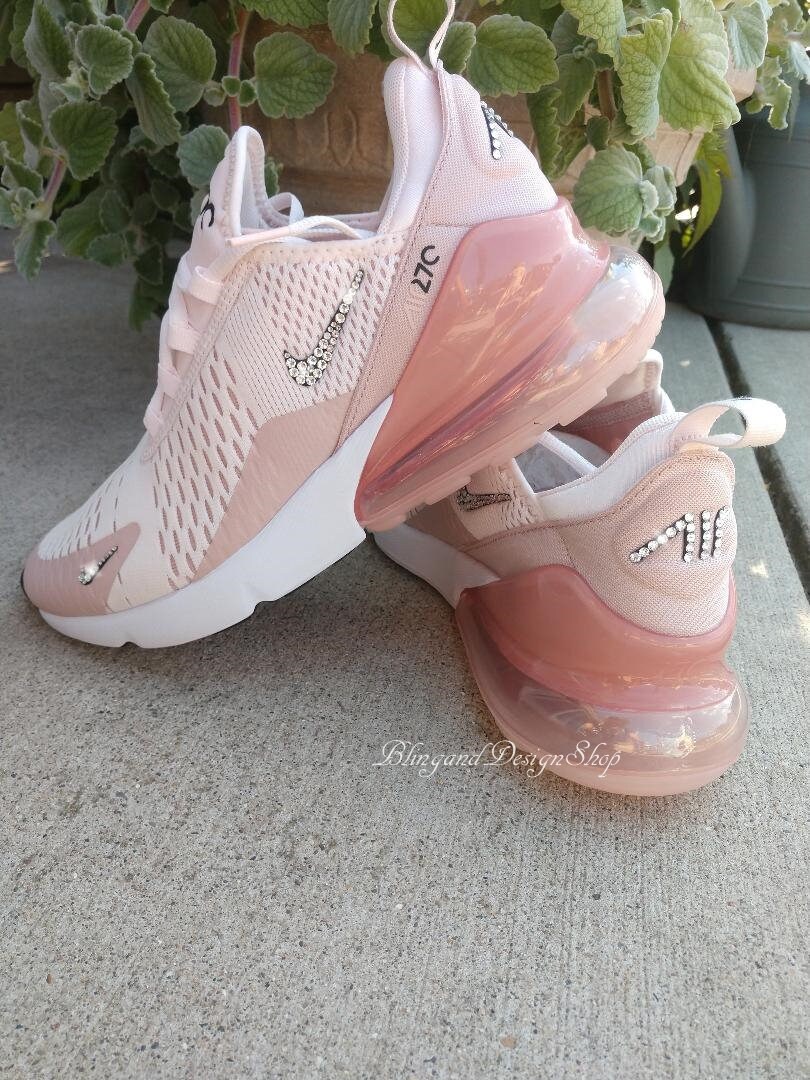 Swarovski Nike Air Max 270 Zapatillas Pink Etsy España