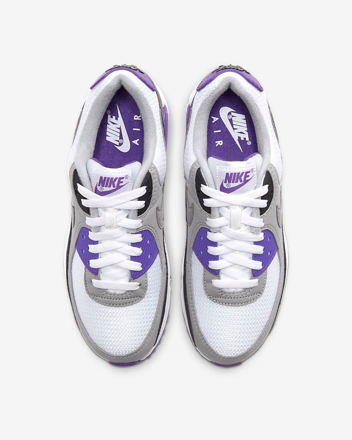 Swarovski Womens Nike Air Max 90 Purple Sneakers Customized Swarovski Womens Nike Air Max 90 Purple Sneakers Customized