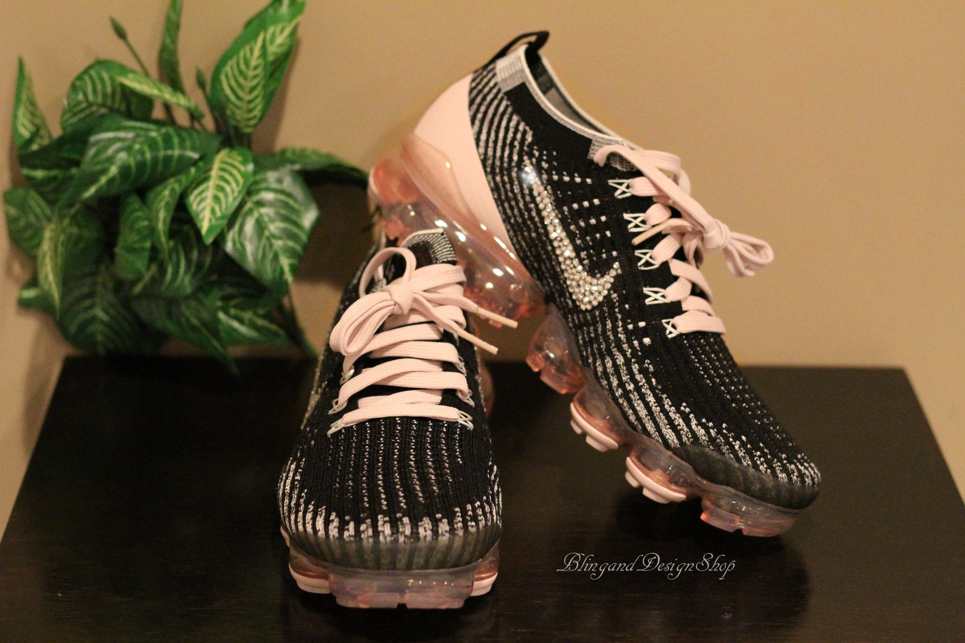 Swarovski Crystals Customize Vapormax Flyknit Nike Air VaporMax