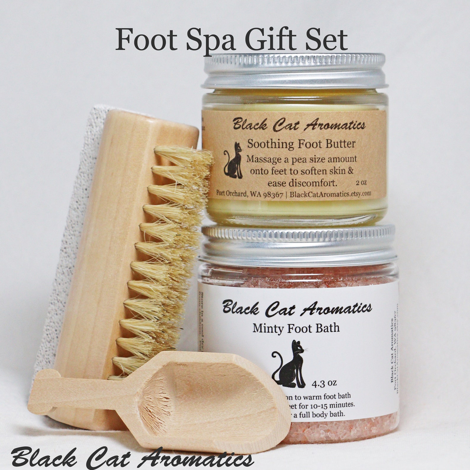 Deluxe Foot Spa Gift Set Foot Soaking Salts & Soothing Foot Etsy