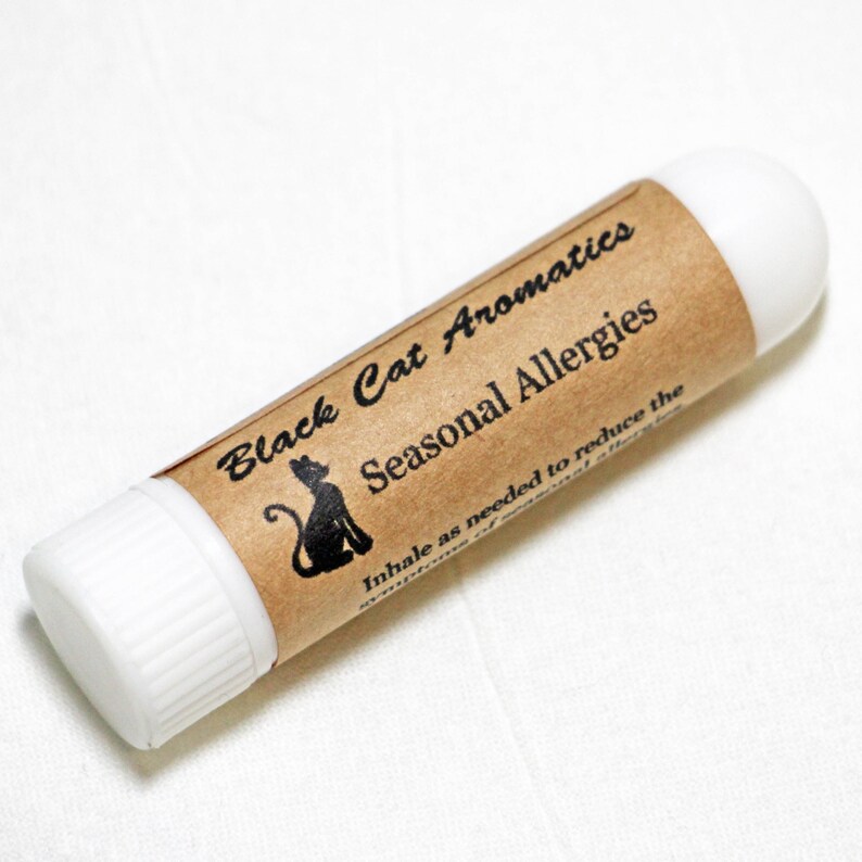 Aromatherapy Inhaler Seasonal Allergies Itchy Nose Sneezing Etsy