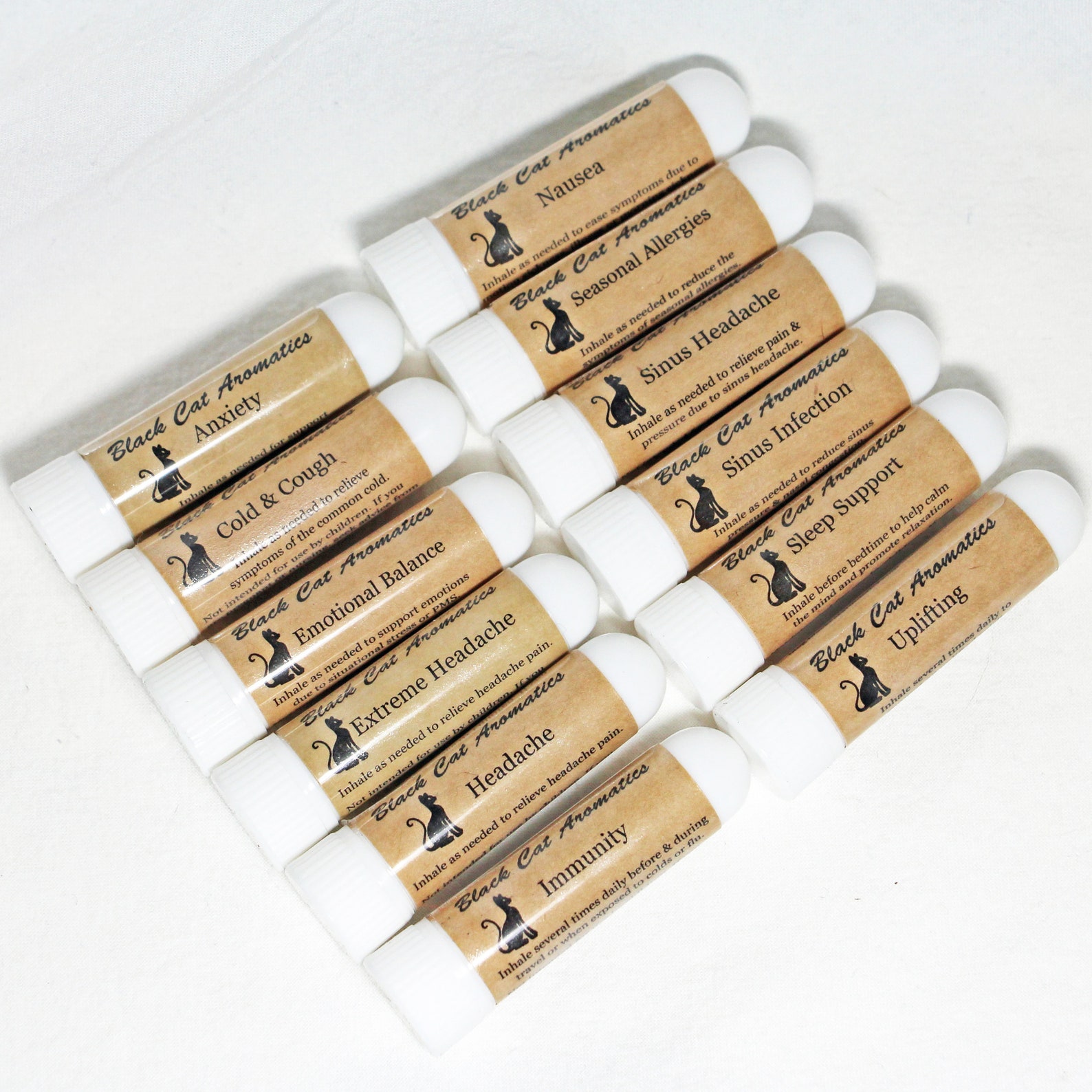 Aromatherapy Inhaler Seasonal Allergies Itchy Nose Sneezing Etsy