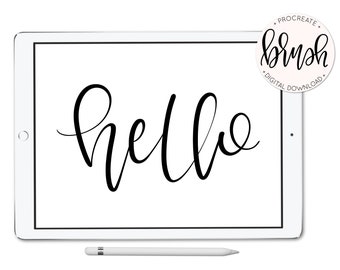 Hello - Procreate Brush