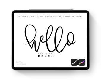 Hello - Procreate Brush