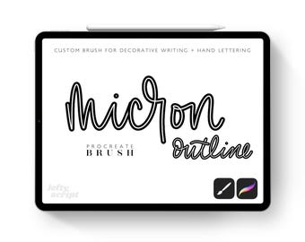 Micron Outline - Procreate Brush