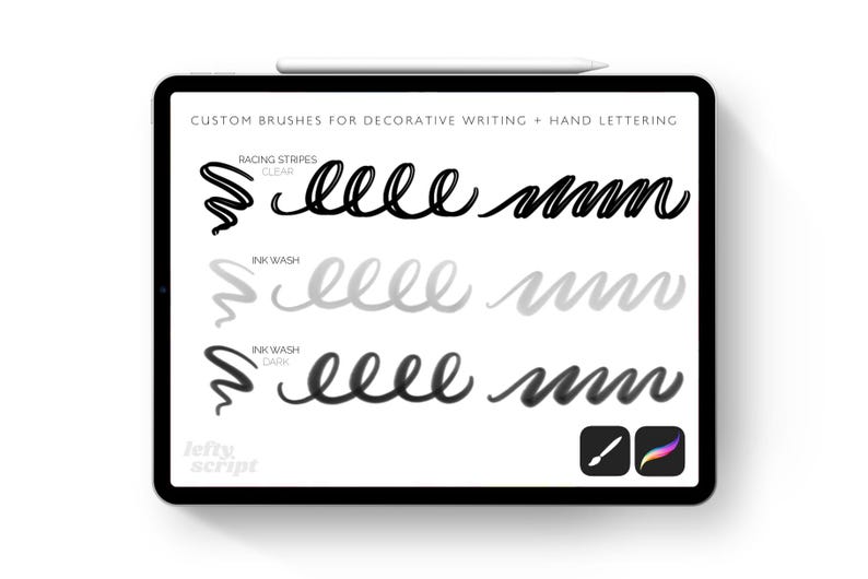 Procreate Calligraphy Brushes – Modern Hand Lettering Brush Set ...