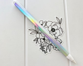 Holographic Vinyl Wrap/Skin Pair for Apple Pencil - For 1st, 2nd+ Generations & Pro