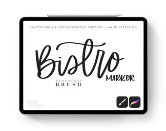 Bistro Markers Pair - Procreate Brush
