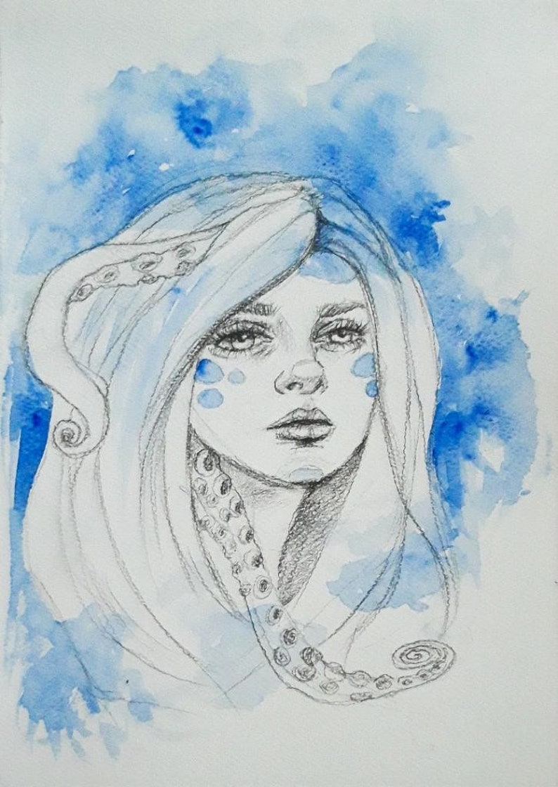 Ocean Octopus Pencil Drawing With The Addition Of Watercolor Artist Adriana Laube Portrait Marine Essence Sea Fantasy Marynistyka Graphite Art Collectibles Shamsaco Ir Ocean Octopus Pencil Drawing With The Addition Of Watercolor Artist Adriana Laube Portrait Marine Essence Sea Fantasy Marynistyka Graphite Art Collectibles Shamsaco Ir