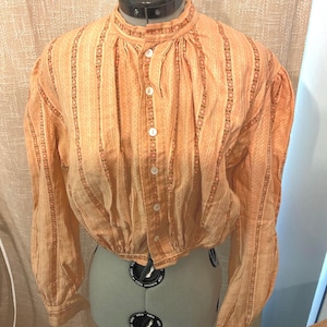 トップス 1860s~1880s Cotton Blouse Practical (and quick) 1860s blouse – Fashion Through Herstory
