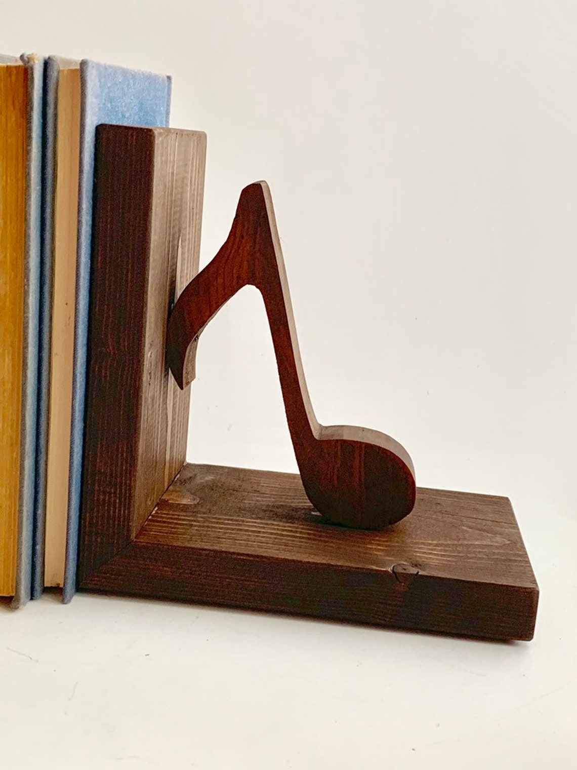 Music Note Bookends Gift for Musicians Piano Teacher Gift Etsy