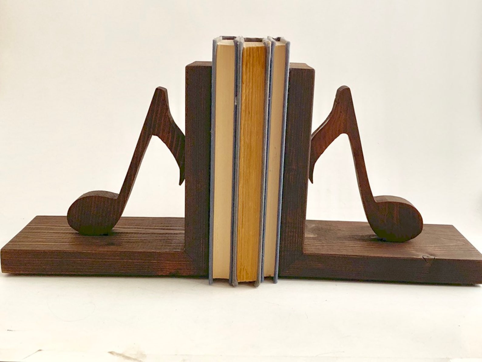 Music Note Bookends Gift for Musicians Piano Teacher Gift Etsy