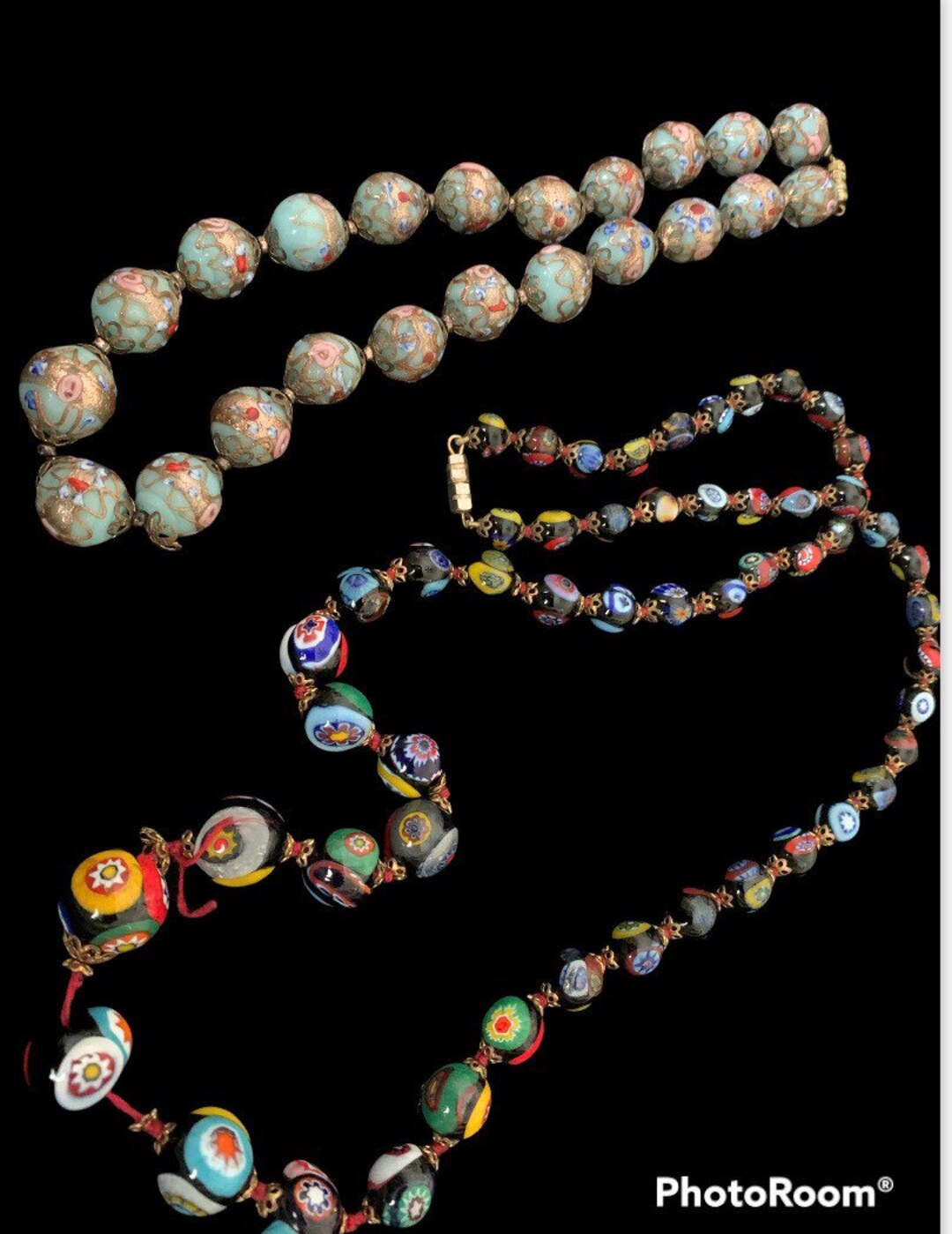 Italian Art Glass Beads and Cloisonné Beads. 2 Etsy