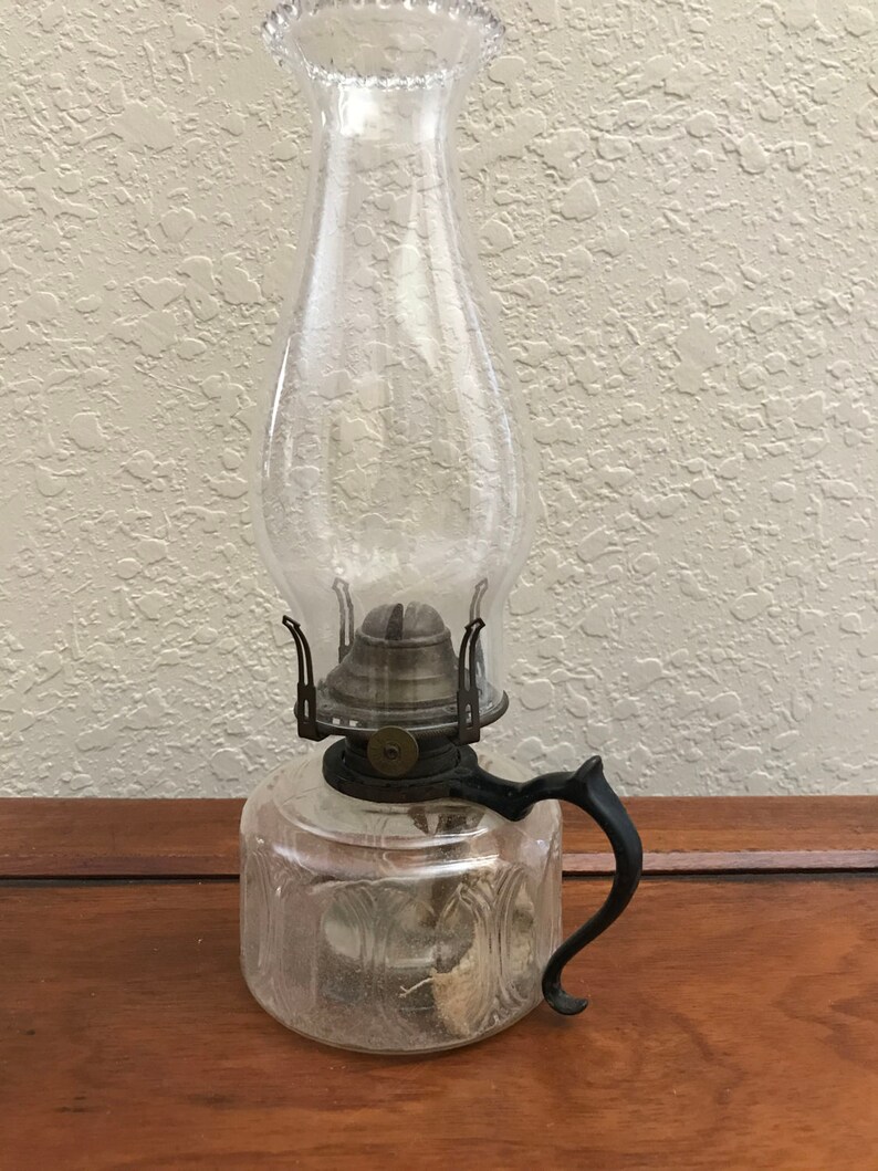 Queen Ann No.1 Vintage Oil Lamp Burner With Metal Finger Etsy