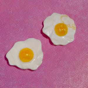 Orange Calcite With White Jade Crystal Eggs | Egg Decor | Crystal Decor | Fake Egg