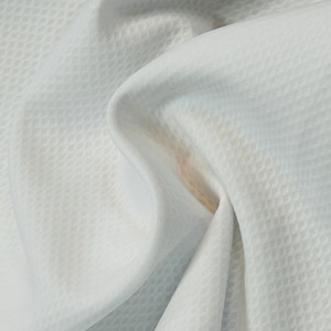 Vitt Birdseye-pikétyg från Fabric Finders bild 2