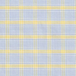 Yellow and Blue Plaid Fabric by Fabric Finders - Sew -Sewing - Quilt - Quilt