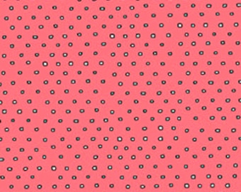 Tela Pixie Square Dot Blender - Salmón oscuro de Ink & Arrow