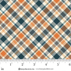 Multi Bias Plaid Glow in the Dark Fabric