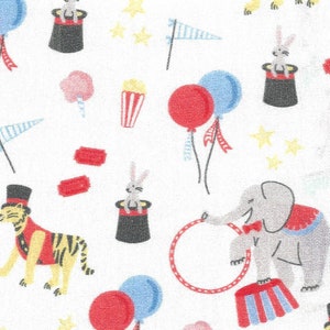 Circus Animals Fabric by Fabric Finders