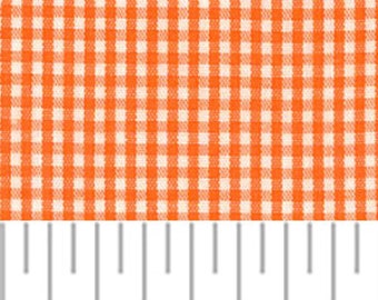 Orange karierte 1/40,6 cm Stoff von Fabric Finder