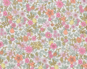 Fruit Punch A Pink Liberty of London Tana Lawn Fabric
