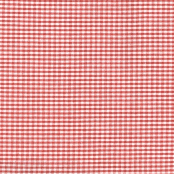 Coral Seersucker Check Blend Fabric by Robert Kaufmann