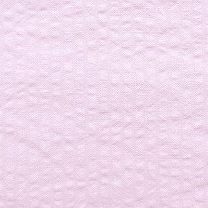 Pink Solid Striped Seersucker Fabric by Fabric Finders