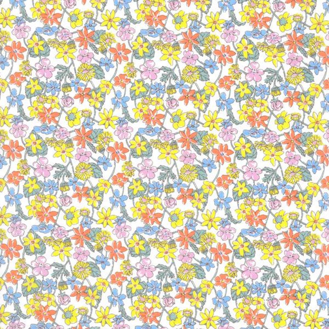 Carmella Daisy C Liberty of London Fabric - Tana Lawn Cotton - Floral ...