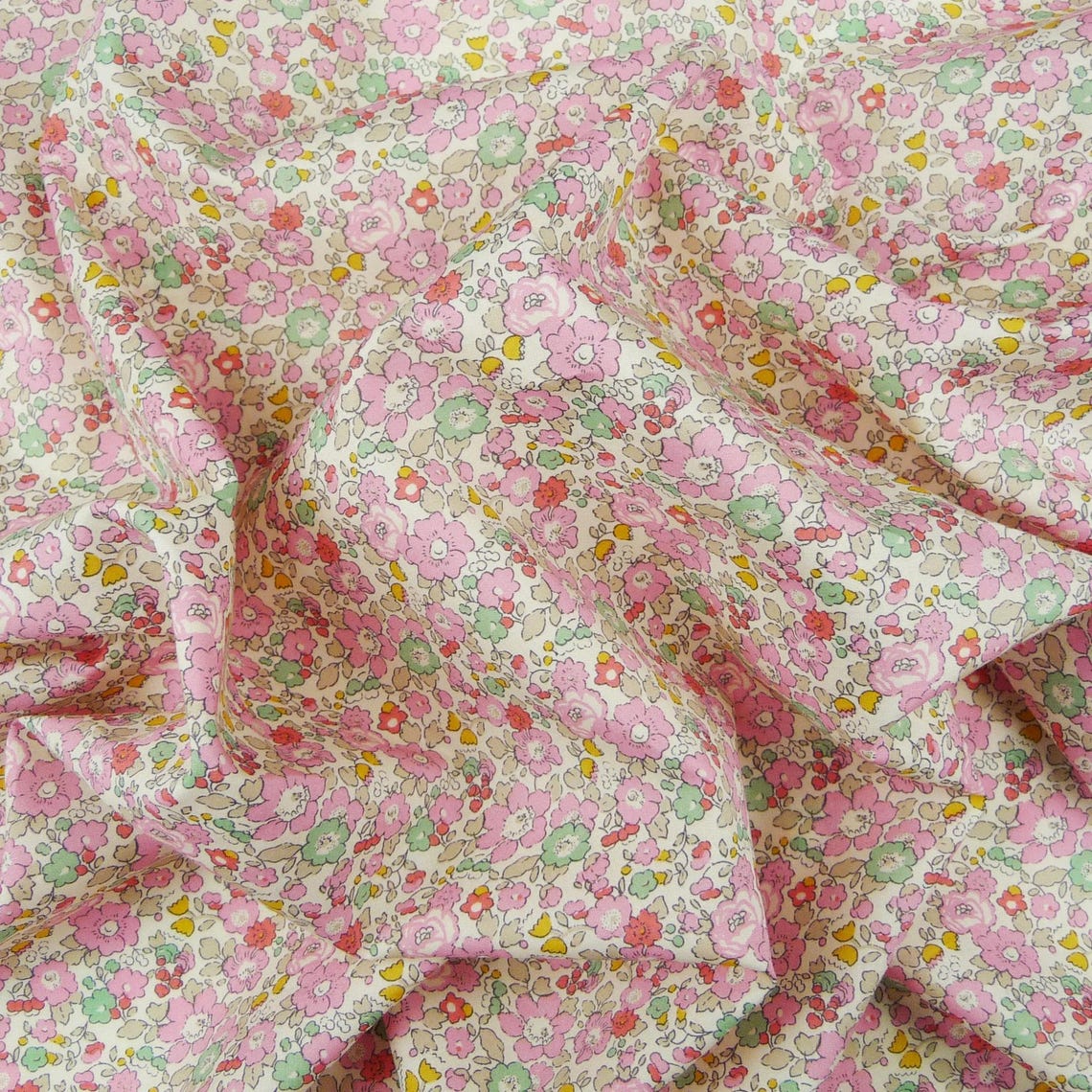 Betsy Light Pink Liberty of London Name Small Backpack - Pink main image 1