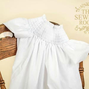 Newborn Daygown Kit White - Smocking - Ready to Smock