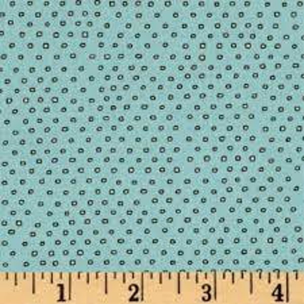 Pixie Square Dot Blender -  Aqua Fabric by Ink & Arrow