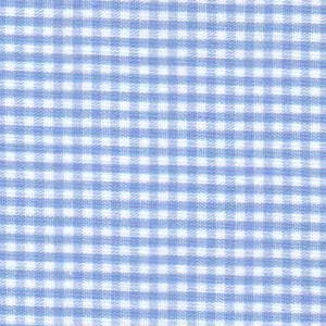 Sky Gingham 1/16&quot; Fabric by Fabric Finders