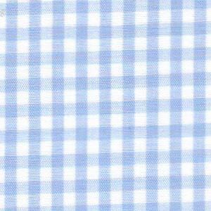 Lt. Blue Gingham 1/8&quot; Fabric by Fabric Finders