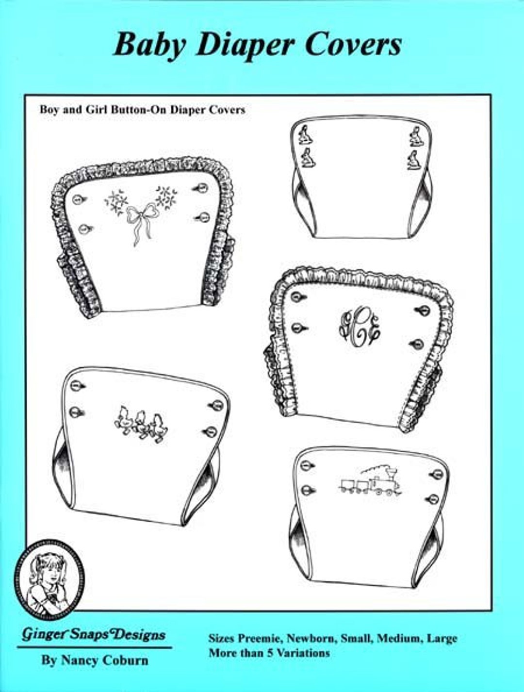 Baby Diaper Covers Pattern by Ginger Snaps Designs - Etsy
