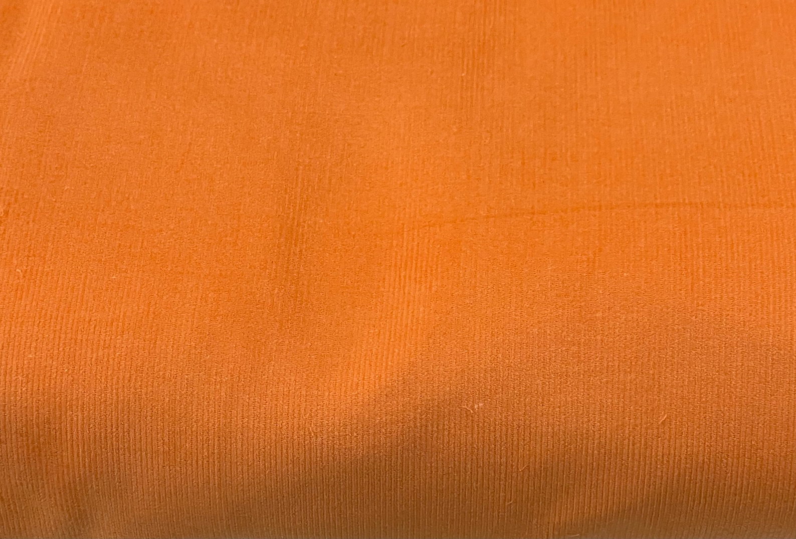 Orange Corduroy Fabric by Fabric Finders - Etsy