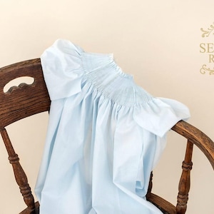 Newborn Daygown Kit Blue - Smocking - Ready to Smock