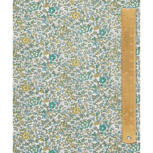 Katie and Millie F Green Liberty of London Tana Lawn Fabric - Tana Lawn Cotton